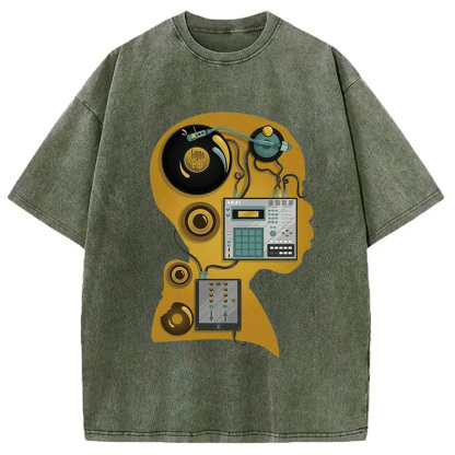 J Dilla DJ Washed T-Shirt