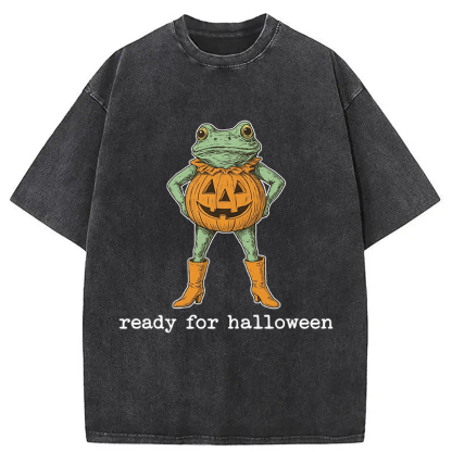 Ready for Hallowee Washed T-Shirt