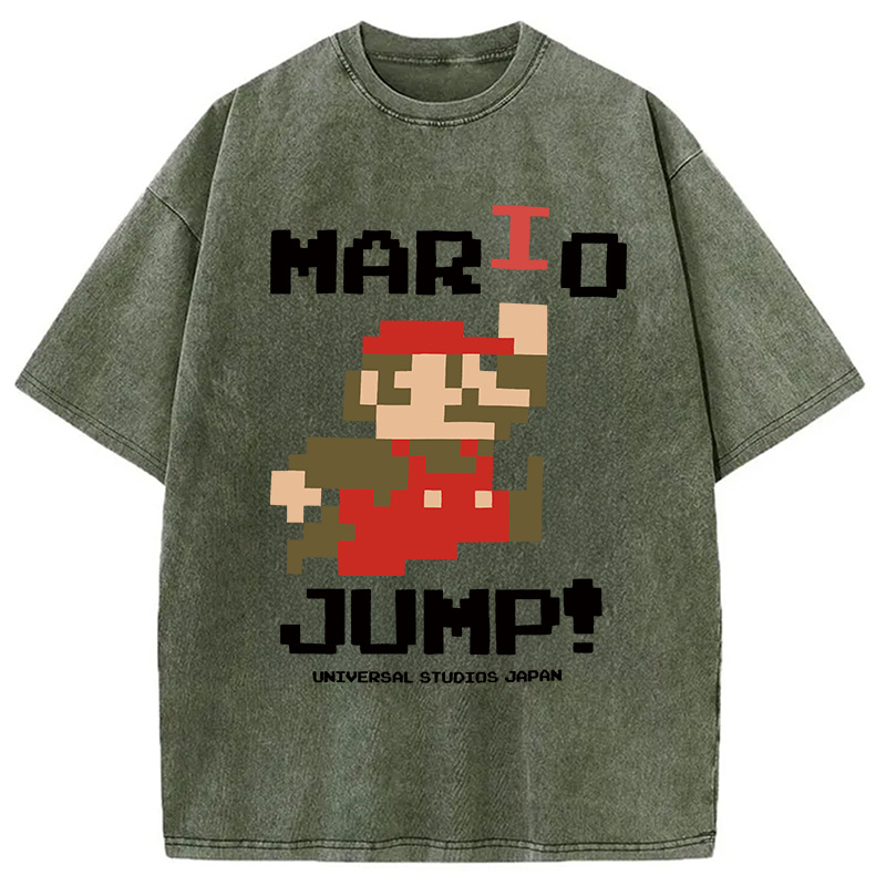 Nintendo Mario Jump Washed T-Shirt