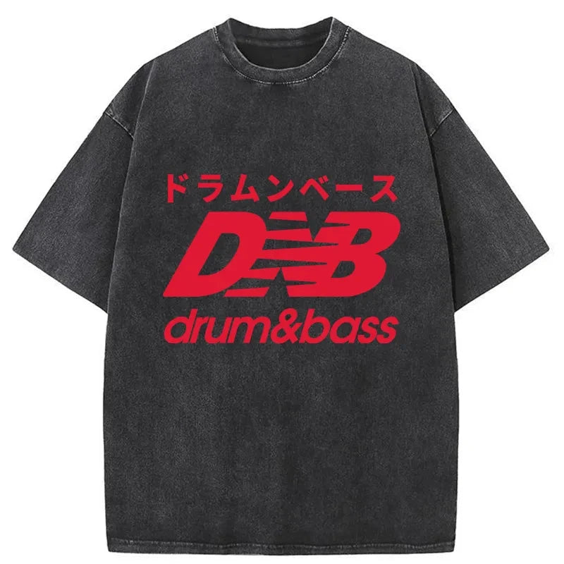 Drum And Bass Japan Washed T-Shirt