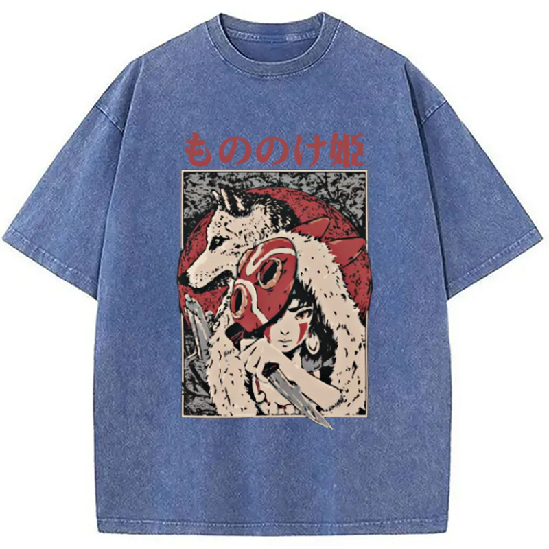 Princess Mononoke Washed T-Shirt