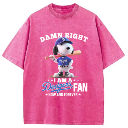 Dodgers Baseball Vintage Washed T-Shirt