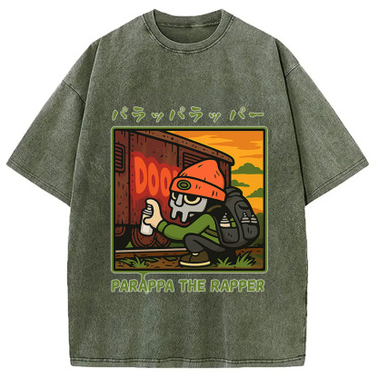 PaRappa the Rapper MF DOOM Washed T-Shirt