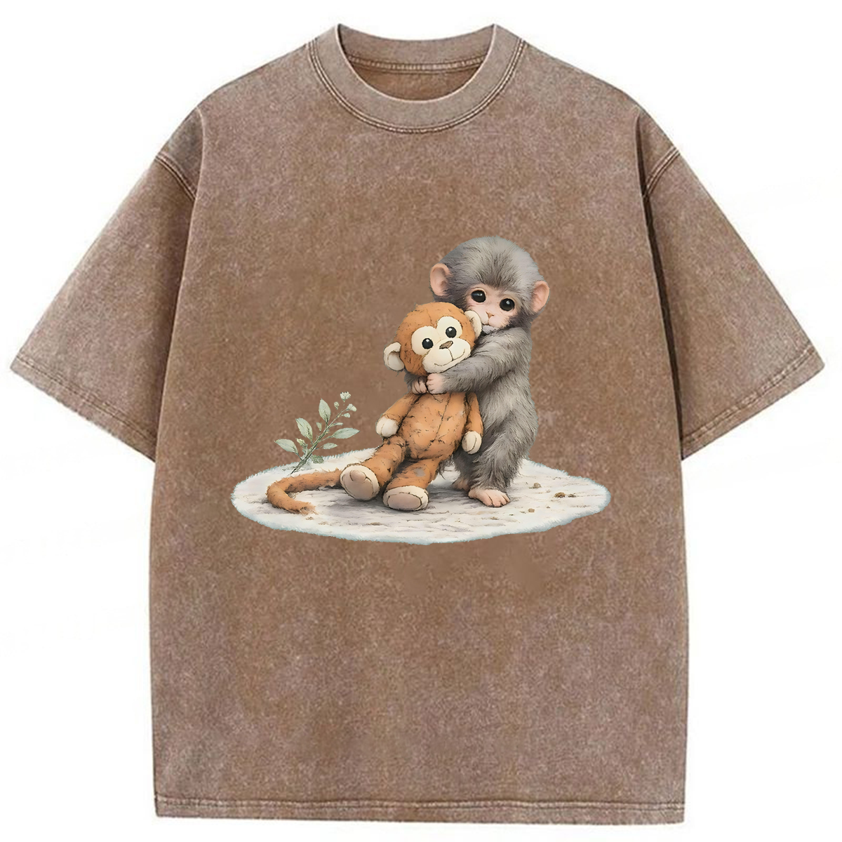 Tokyoviva Baby Monkey Punch Washed T-shirt