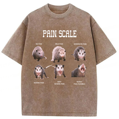 Tokyoviva Nurse Pain Scale Pain Assessment Washed T-shirt