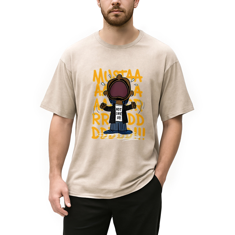 Kendrick Mustard Lamar Rapper Washed T-Shirt