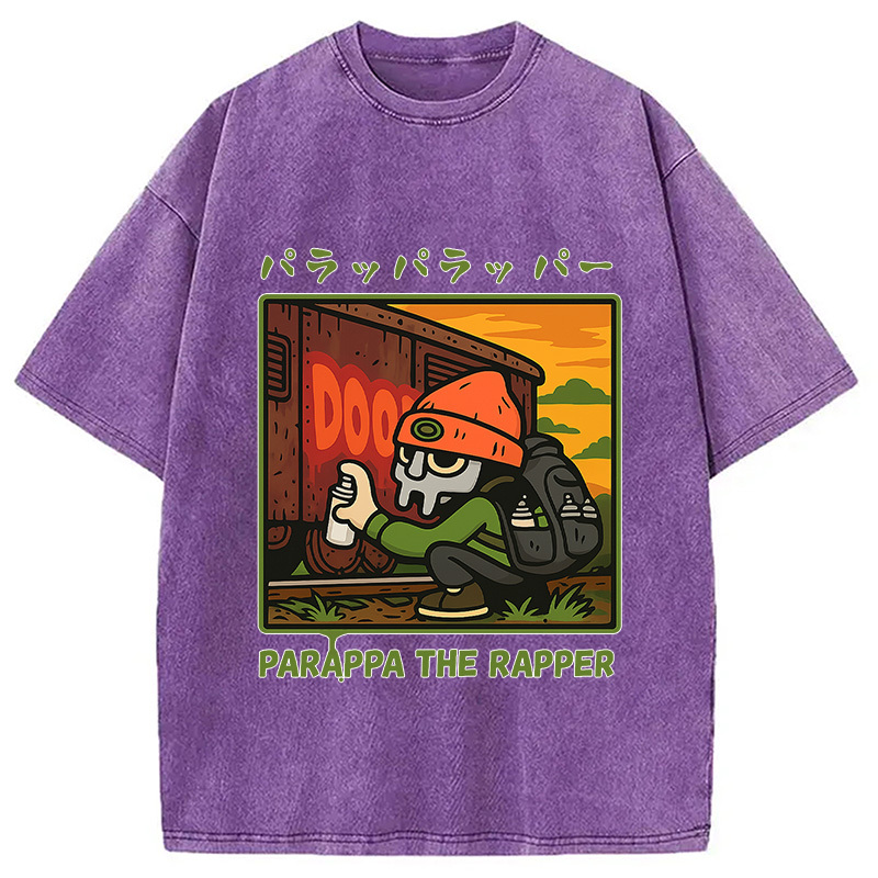 PaRappa the Rapper MF DOOM Washed T-Shirt