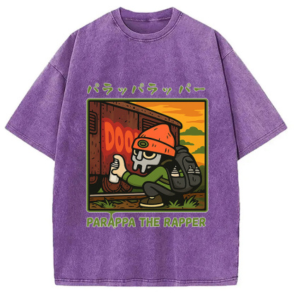 PaRappa the Rapper MF DOOM Washed T-Shirt
