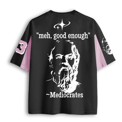 Baddiecat Mediocrates Meh Good Enough Mesh Jersey