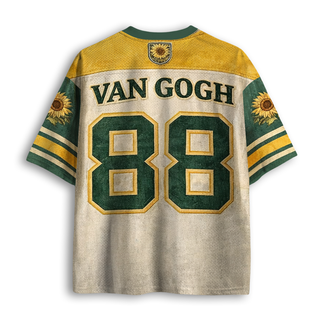 Baddiecat Van Gogh Cat Mesh Jersey