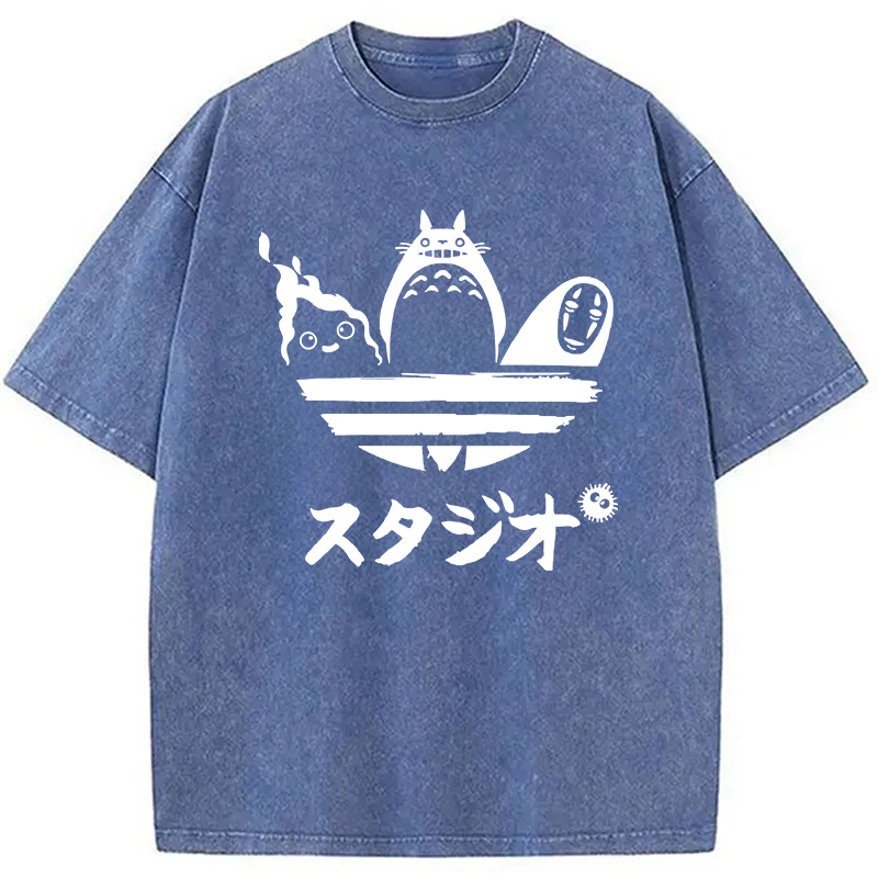 Ghibli Vintage Japanese Washed T-Shirt