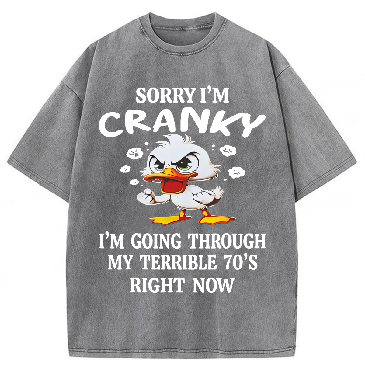 Tokyoviva Sorry I'm Cranky Washed T-shirt