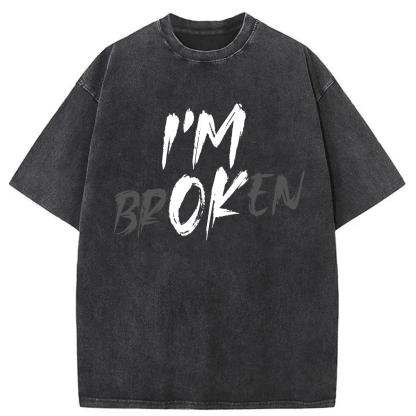 Tokyoviva I'm Broken Washed T-shirt