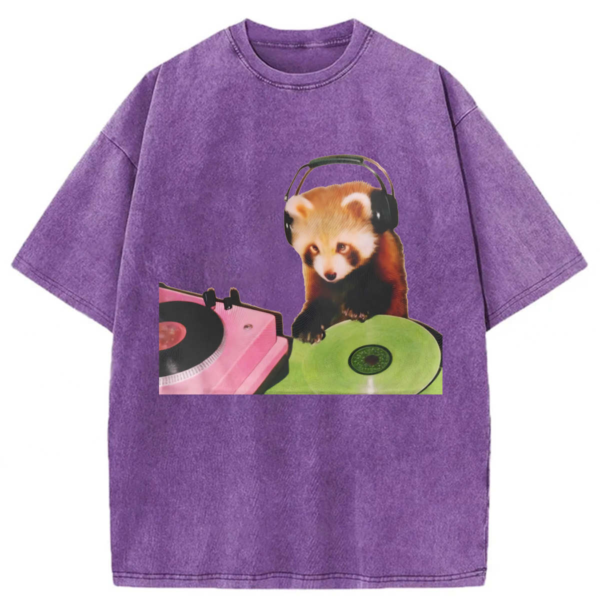 Tokyoviva Red Panda DJ Washed T-shirt