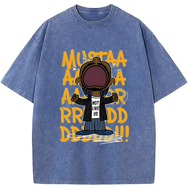 Kendrick Mustard Lamar Rapper Washed T-Shirt