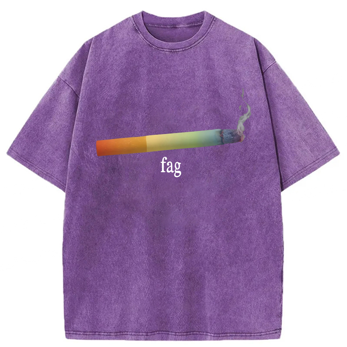 Tokyoviva Lgbt Meme Smoke Washed T-shirt
