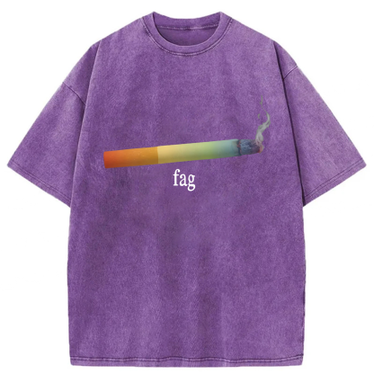 Tokyoviva Lgbt Meme Smoke Washed T-shirt