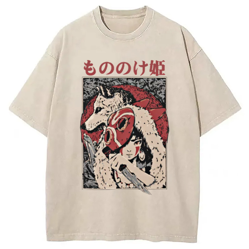 Princess Mononoke Washed T-Shirt