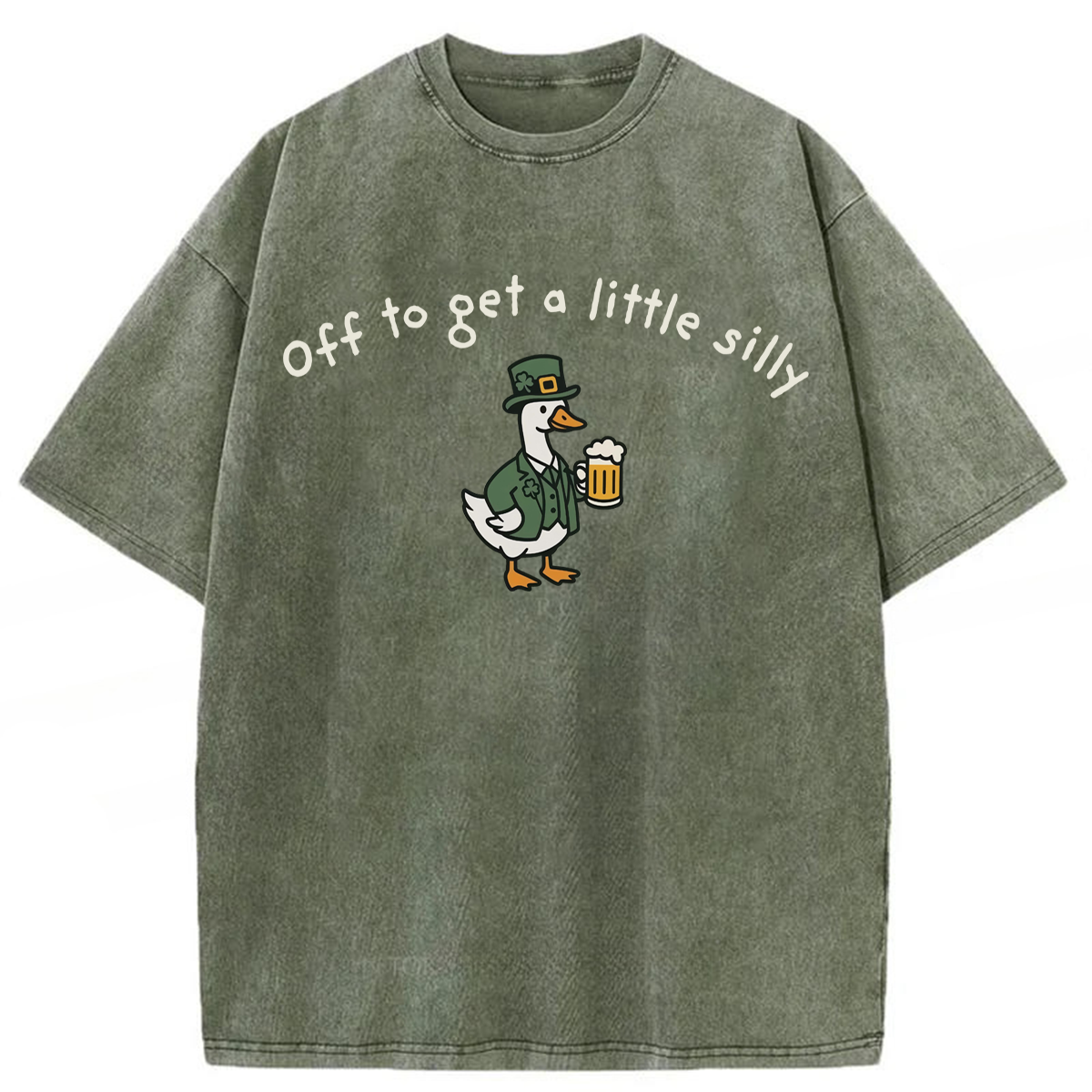 Tokyoviva St Patricks Day Goose Washed T-shirt