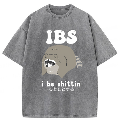 Tokyoviva IBS Raccoon Be Shittin Washed T-shirt