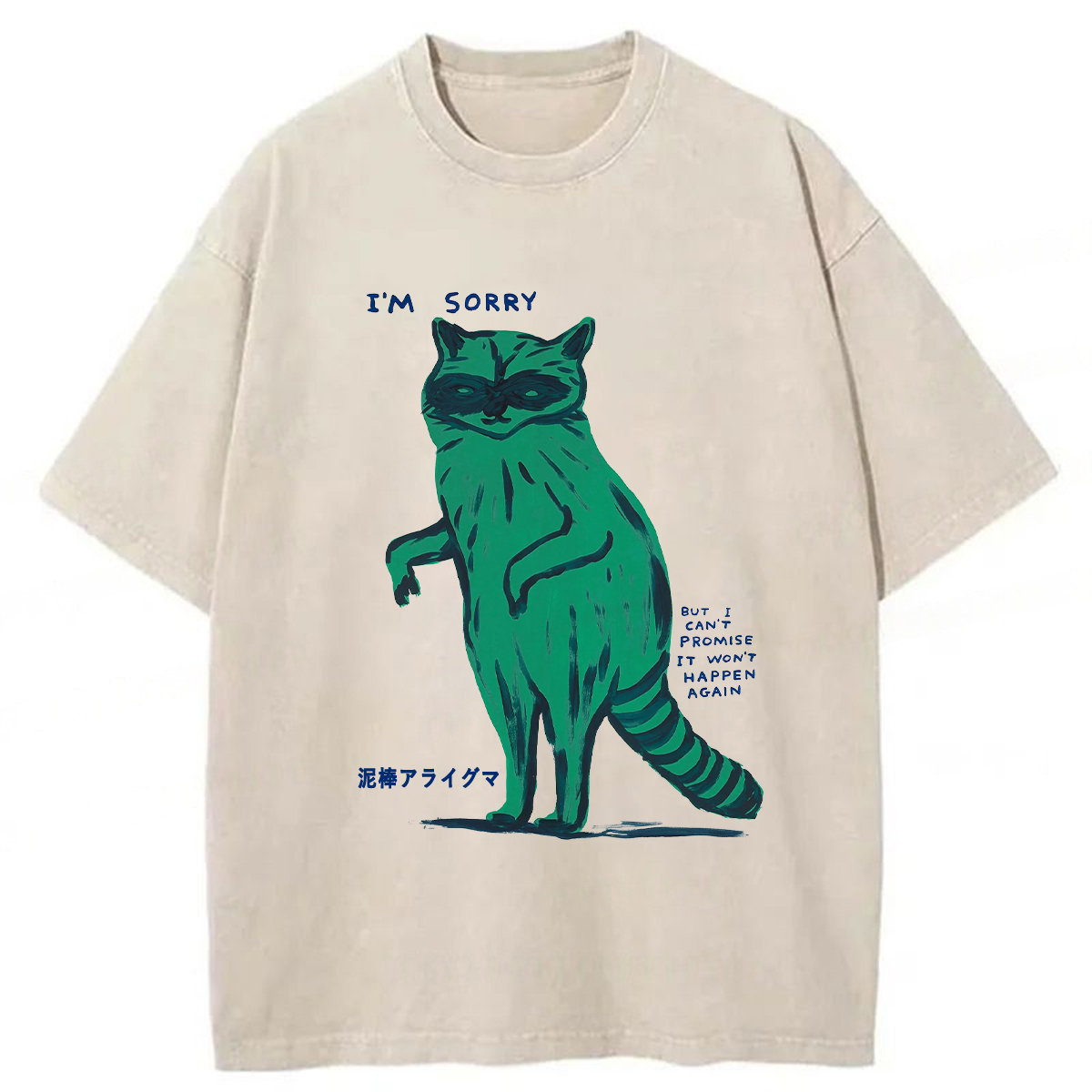 Tokyoviva Thief Raccoon Washed T-shirt