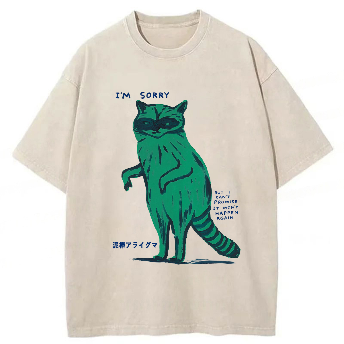 Tokyoviva Thief Raccoon Washed T-shirt