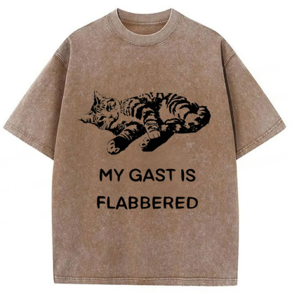 Tokyoviva Well-fed Cat Washed T-shirt
