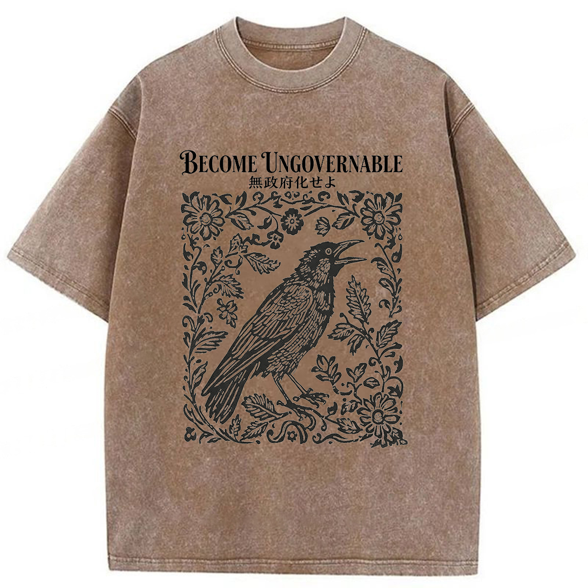 Tokyoviva lawless ravens Washed T-shirt