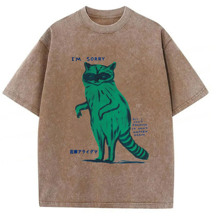Tokyoviva Thief Raccoon Washed T-shirt