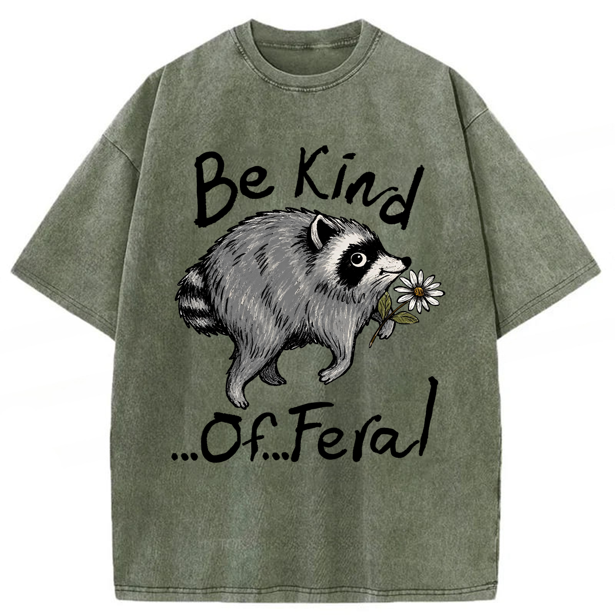 Tokyoviva Be Kind Of Feral Washed T-shirt
