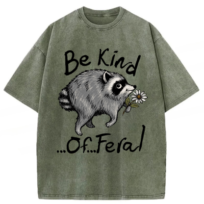 Tokyoviva Be Kind Of Feral Washed T-shirt