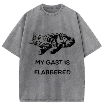 Tokyoviva Well-fed Cat Washed T-shirt