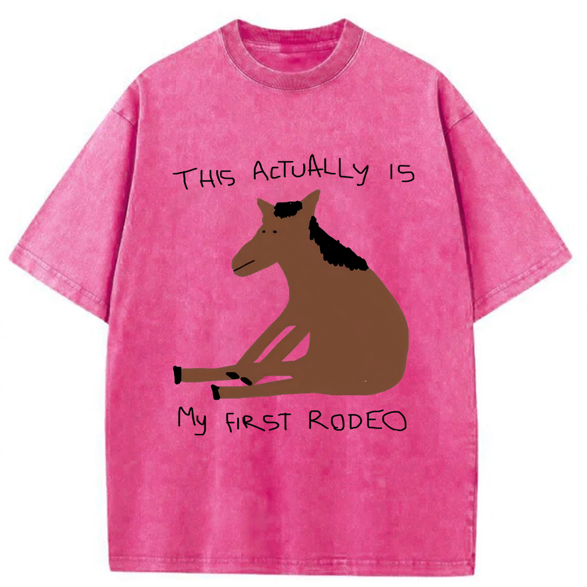 Tokyoviva This Actually Is My First Rodeo Washed T-shirt