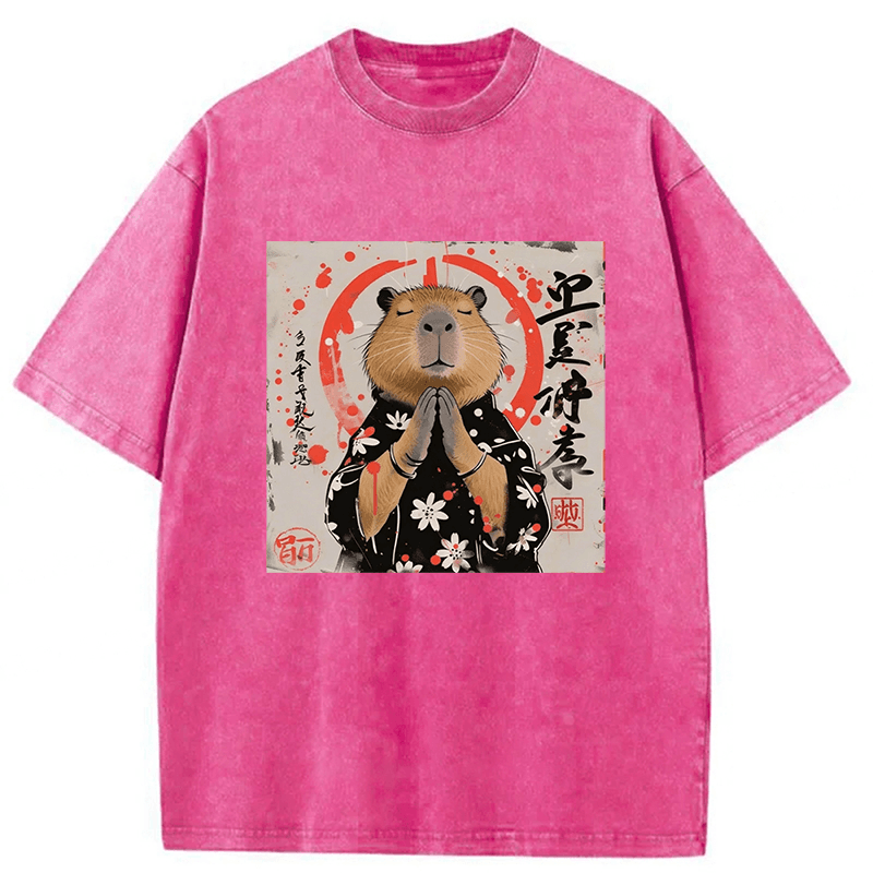 Tokyoviva Capybara Washed T-shirt