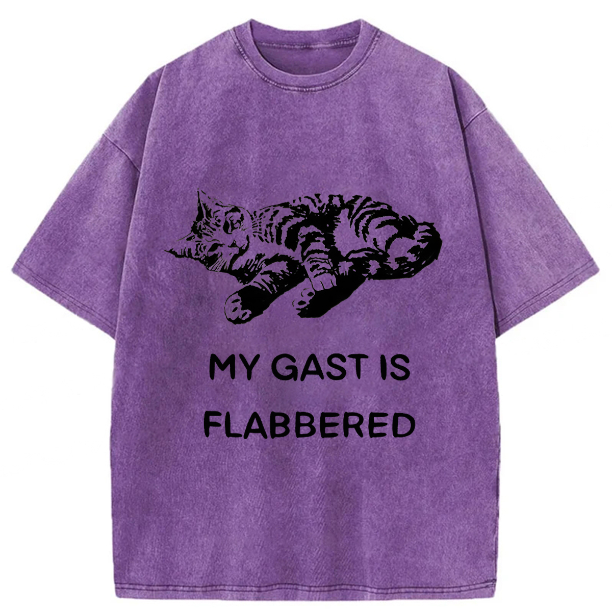 Tokyoviva Well-fed Cat Washed T-shirt