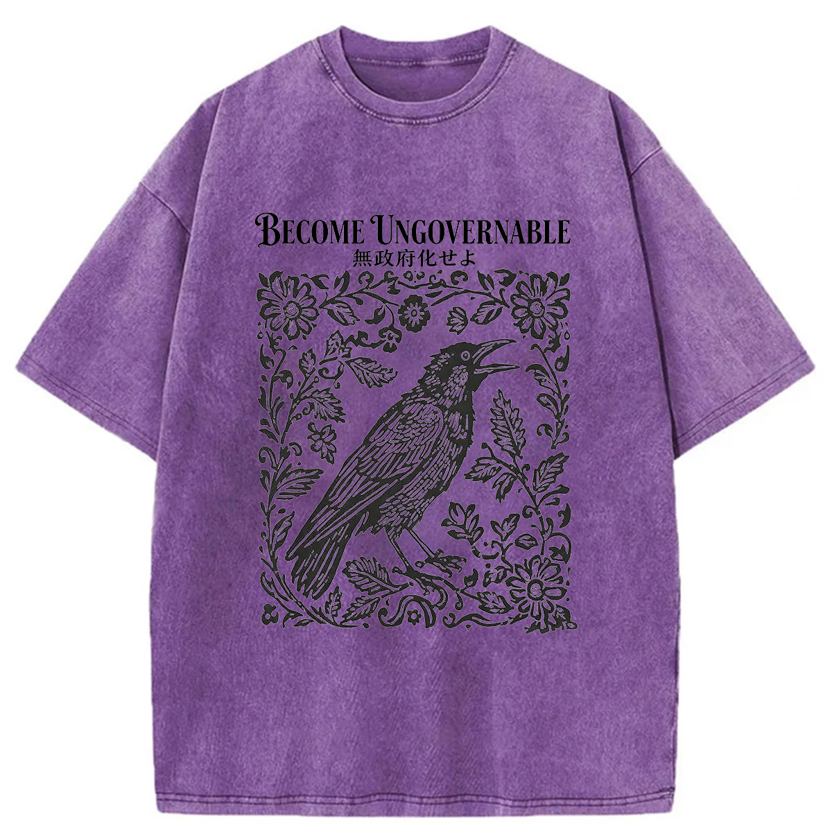 Tokyoviva lawless ravens Washed T-shirt