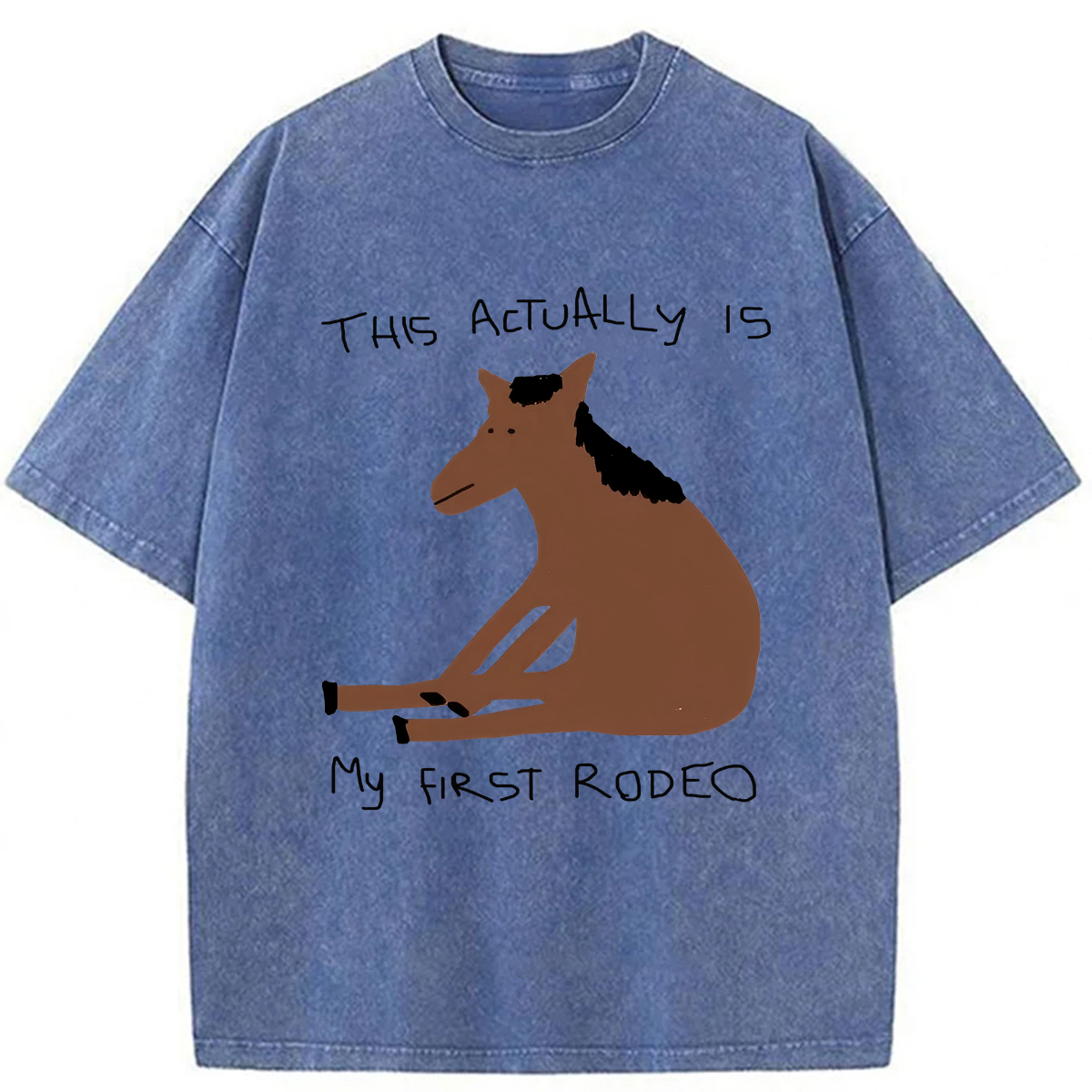 Tokyoviva This Actually Is My First Rodeo Washed T-shirt