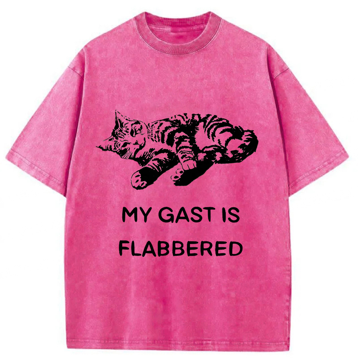 Tokyoviva Well-fed Cat Washed T-shirt