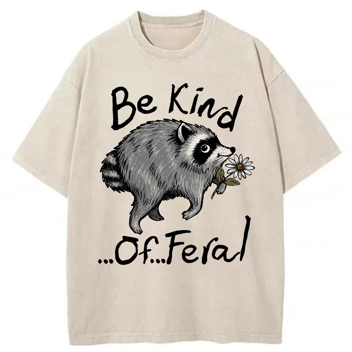 Tokyoviva Be Kind Of Feral Washed T-shirt