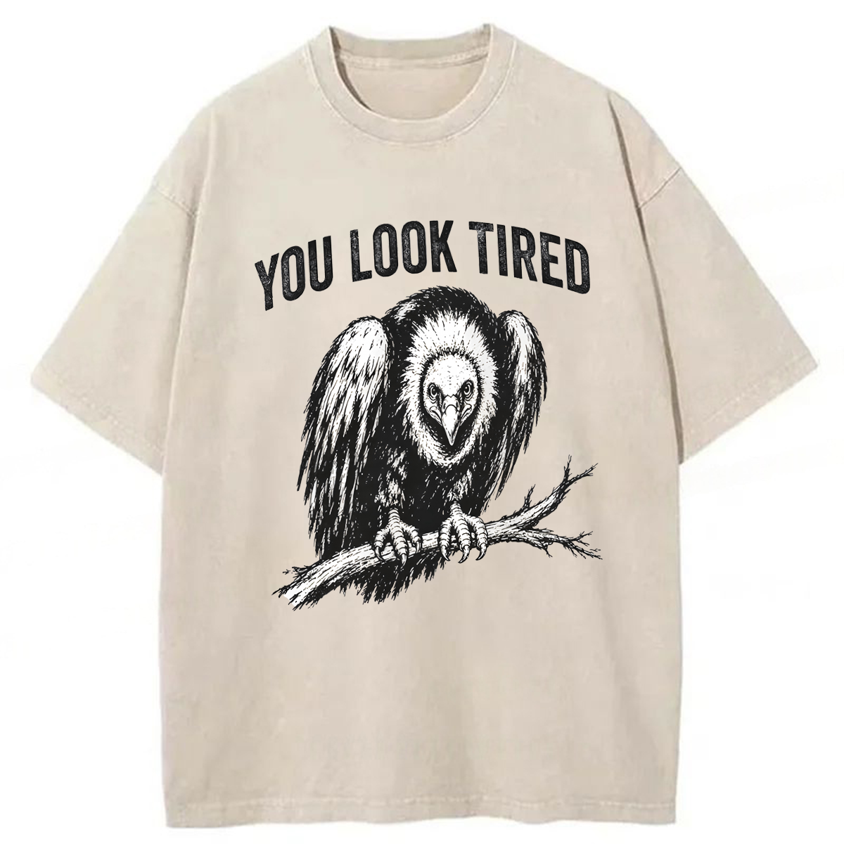 Tokyoviva You Look Tired Washed T-shirt