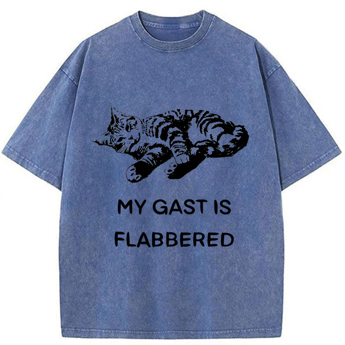 Tokyoviva Well-fed Cat Washed T-shirt