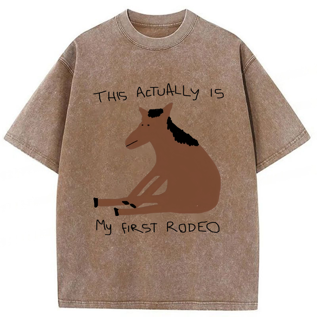 Tokyoviva This Actually Is My First Rodeo Washed T-shirt