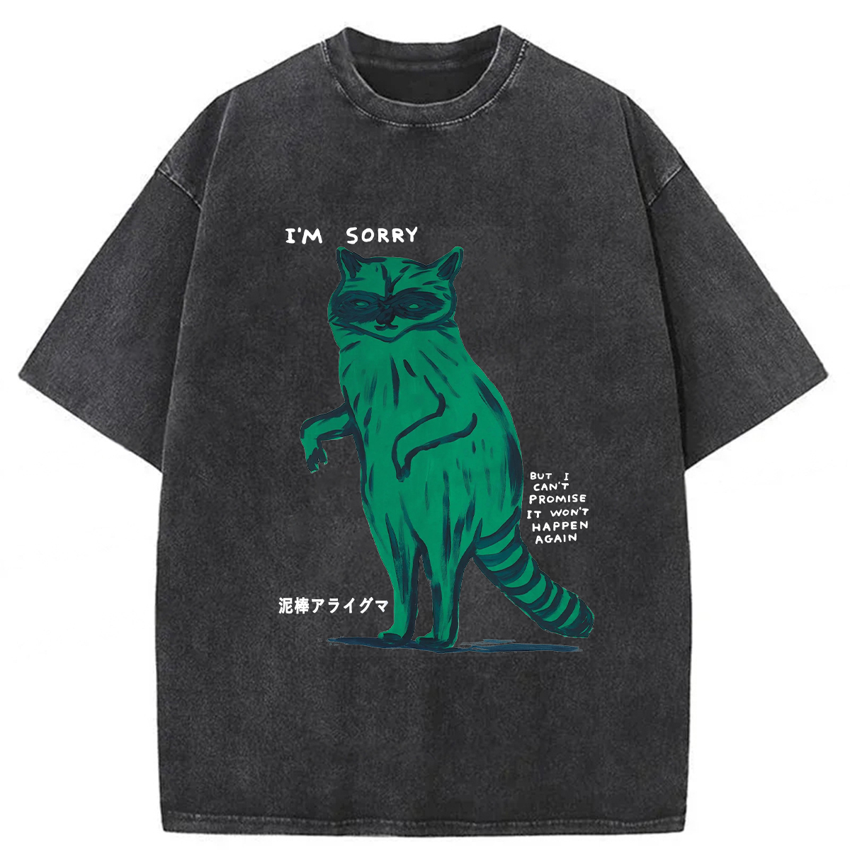 Tokyoviva Thief Raccoon Washed T-shirt