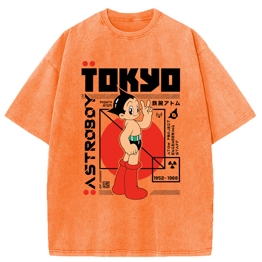 Astro Boy Japanese Washed T-Shirt