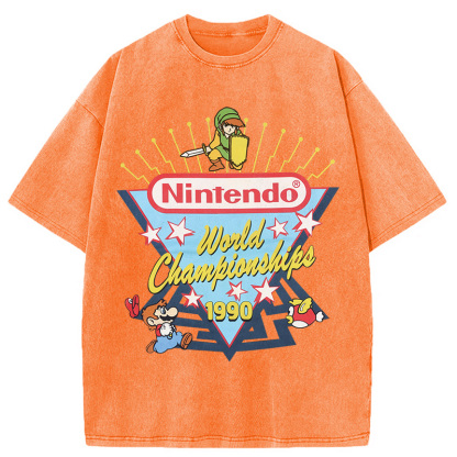 90s Nintendo World Championship Washed T-Shirt