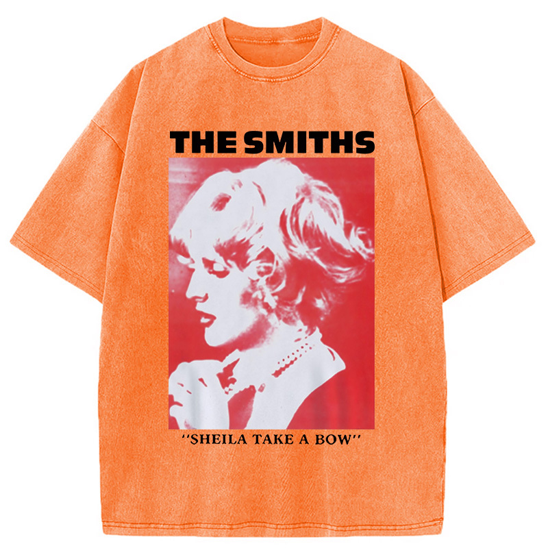 The Smiths Sheila Take A Bow Meme Washed T-Shirt