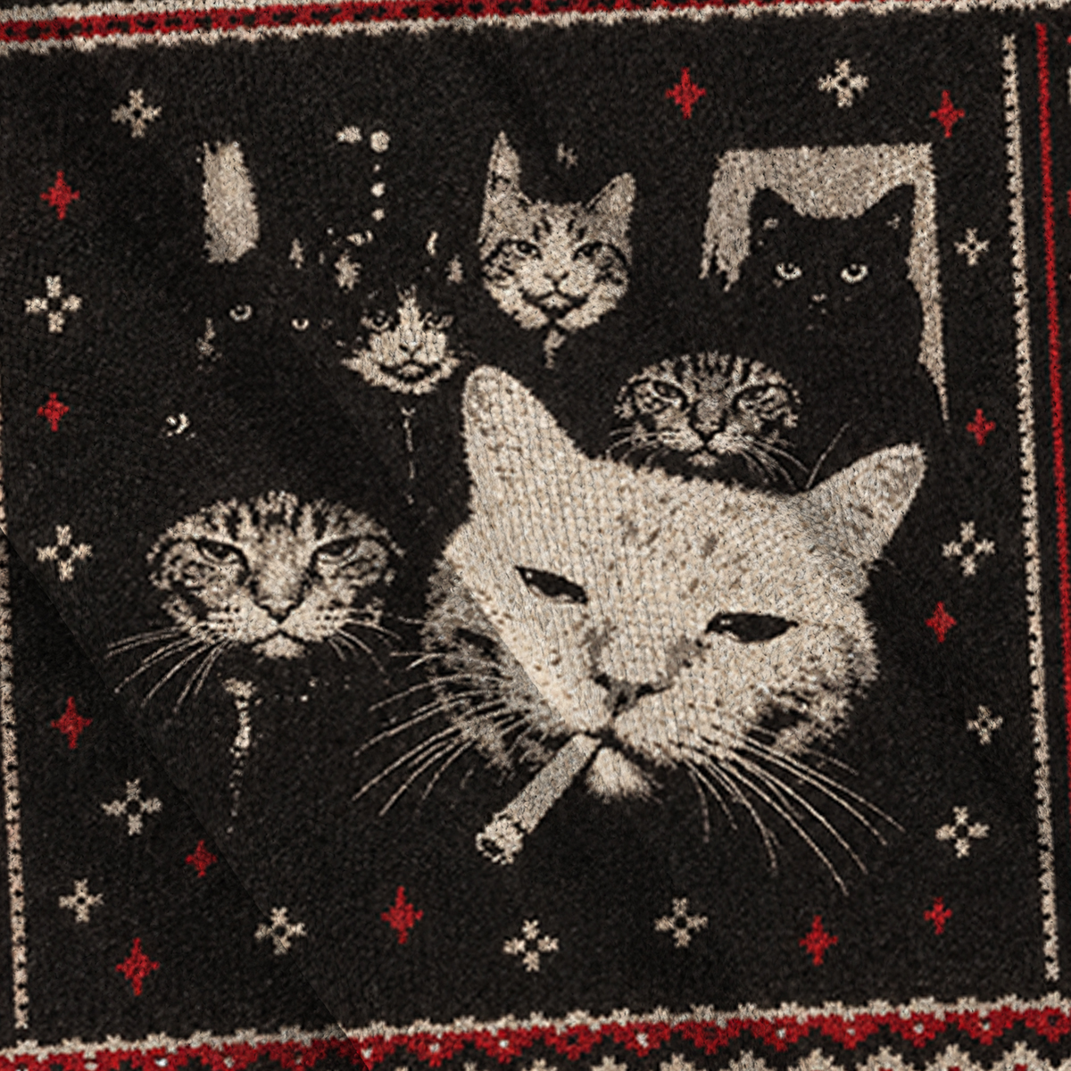 Baddiecat Funny Gangster Cat Ugly Sweatshirt