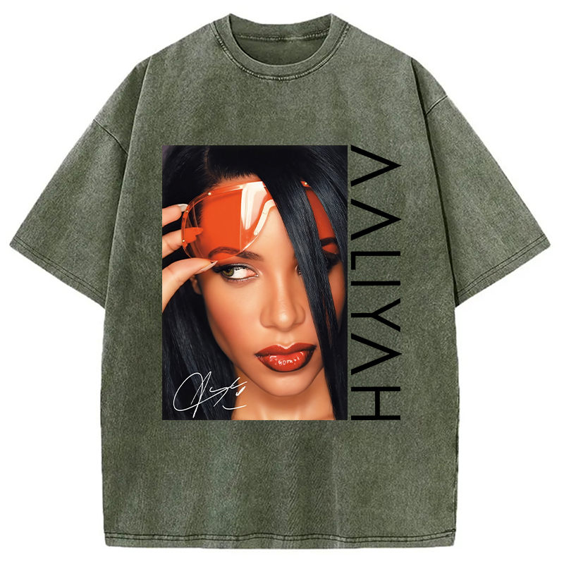 Aaliyah Vintage Washed T-Shirt