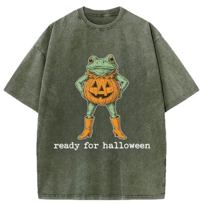 Ready for Hallowee Washed T-Shirt