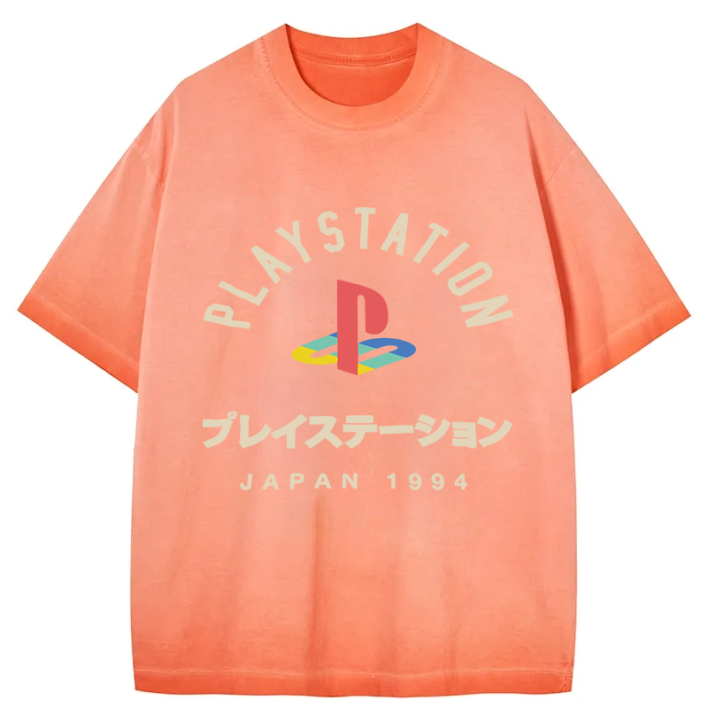 PlayStation Japan Gradient Washed T-Shirt